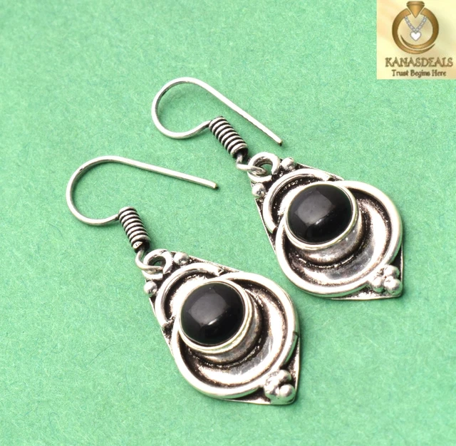 5.0 GM Black Onyx Splendid Discount Price Plated Jewellery Sale @1.49-35915