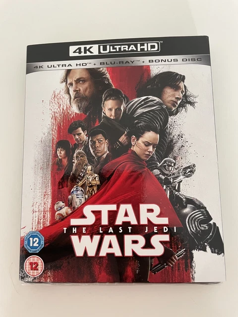 STAR WARS THE Last Jedi [4K Ultra-HD + Blu-ray] [2017] New