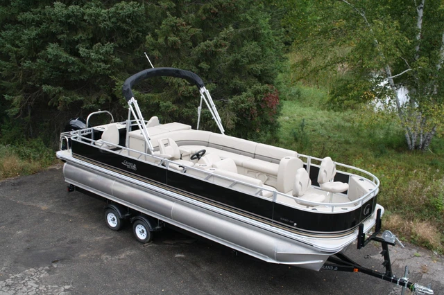 Triple tube- 2022 24 ft pontoon boat with 150  hp and trailer