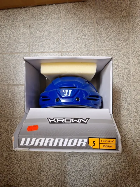 Warrior Eishockey Helm Krown LTE Farbe Blau Größe S