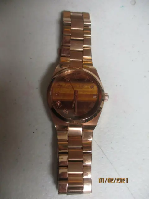 Michael Kors Rose Gold Watch Mk-5895 All Stainless Steel 251401 10 Atm  £39.41 - Picclick Uk
