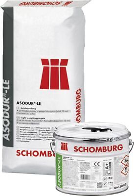 Resina epoxi solera ligera Schomburg ASODUR-LE 30 kg baldosas de mortero de colocación epoxi