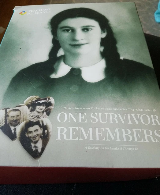 VHS TEACHING TOLERANCE Guide One Survivor Remembers Gerda Weissman Holocaust NEW £12.37