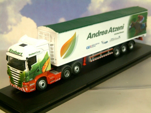 OXFORD TRUCK STOBART Scania T Cab Nooteboom Trailer & 2x