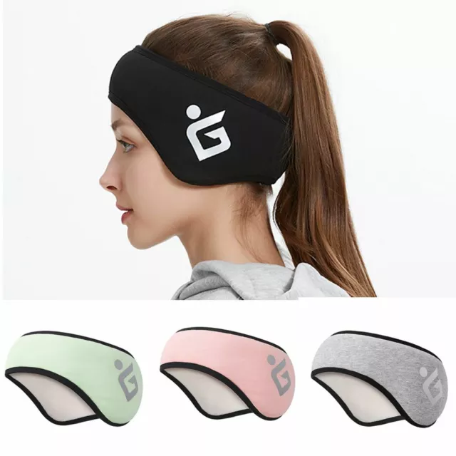 Cover Men/Women Earmuffs Headband Ear Warmer Winter Sweatband Running Headband
