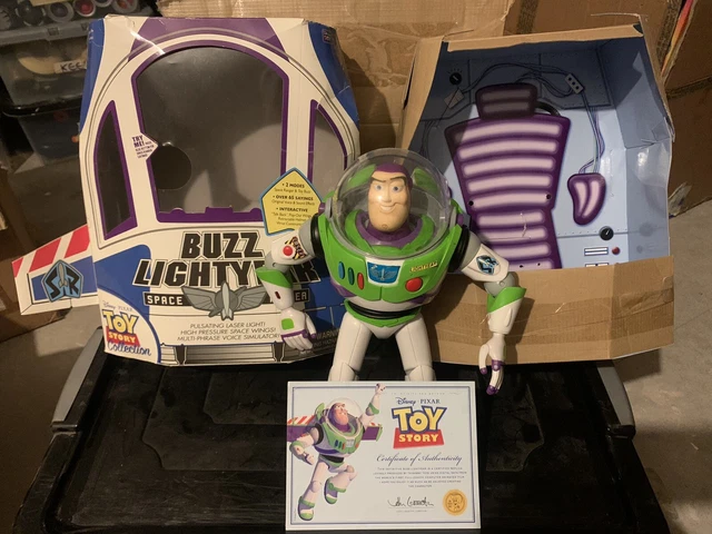 RARE BUZZ LIGHTYEAR Disney Pixar Toy Story Collection Thinkway Boxed £ ...