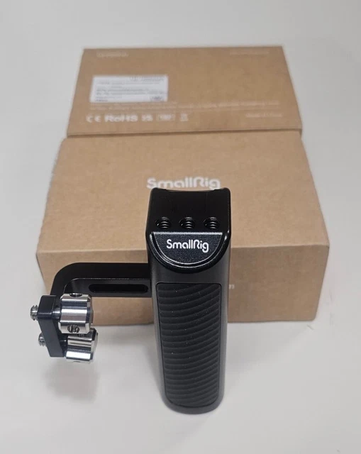 Empuñadura de mango de aluminio universal SmallRig para jaula de cámara réflex digital con zapato frío HSS2425