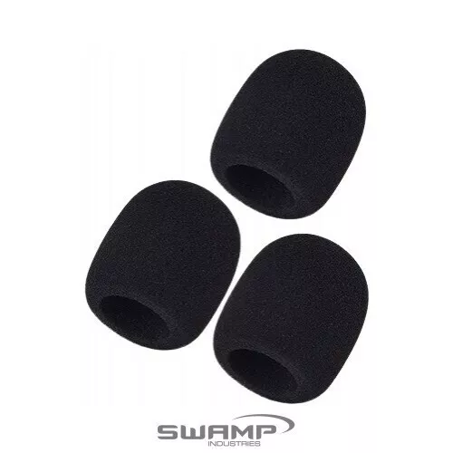 CKMOVA FW-4 Foam Windscreen for Lavalier Microphone - 3-Pack