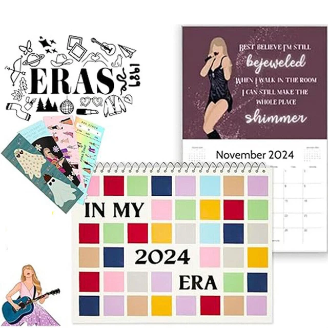 2X 2024 CALENDAR Taylor Swift The Eras Tour Calendar For Music Fans