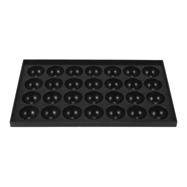 Plaque Takoyaki Antiadhésive DROPFREE - 28 Trous, 4cm, 33x20cm - Pour Cuisine Japonaise