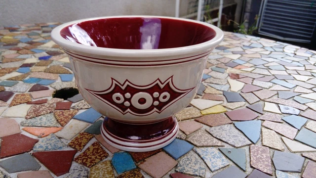 VASE AVEC COUVERCLE Céramique VERCERAM VALLAURIS Années 50 60 Référence