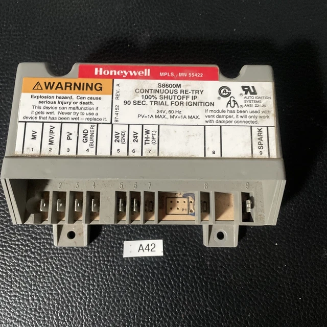Honeywell Furnace Ignition Control Board Module (S8600M)