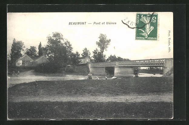 CPA Beaumont, Bridge and Factories