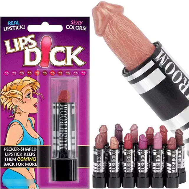 Willy Penis Lips Dick Lipstick Funny Womens Girlfriends Joke Novelty Present