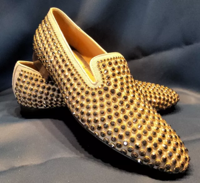 650$ Luxury Louis Leeman Suede Burgundy Loafer Slipper Dapper Shoe