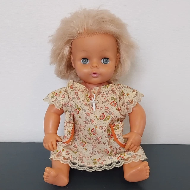 Ancienne Poupée Raynal Parlante Modèle 10 – 60 Cm, Yeux Qui Dorment – Boîte D'origine Années 60/70