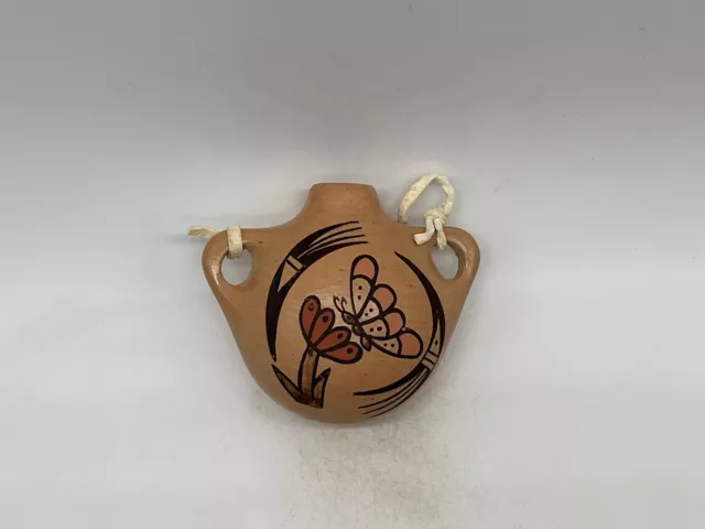 Native American Hopi Pottery canteen Carla Nampeyo Native American Hopi Pottery canteen Carla Nampeyo