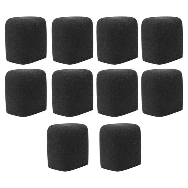 10Pcs Windscreen Microphone Sponge Foam Cover for LCT240 249PRO 260 F4C3