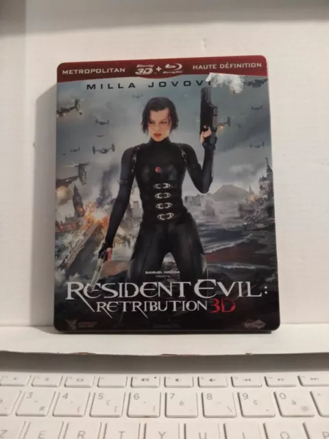 Resident Evil Retribution blu-ray 3 D Steelbook état neuf jamais visionné