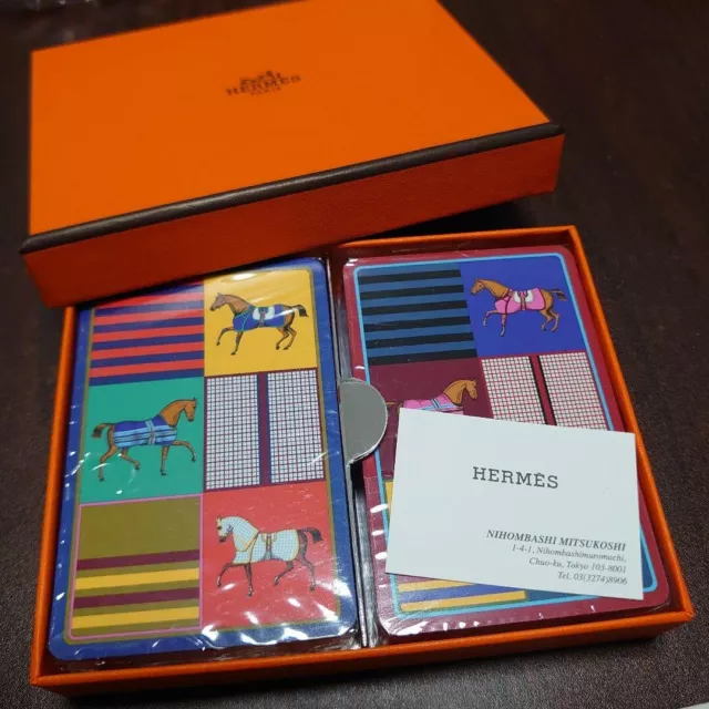 HERMES x Keith Haring Playing Cards Trump 2 Decks France Limited Rare Box  Gift
