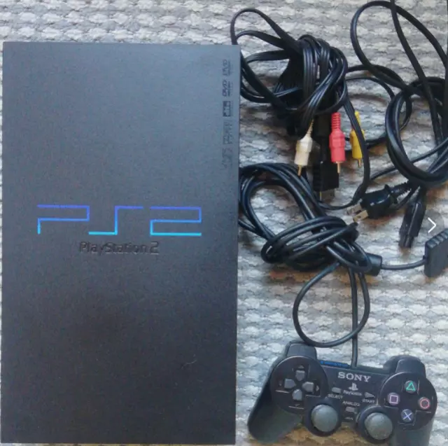 Sony PlayStation2 PS2 SCPH-35000 Black Game Console Box Japanese Disc  NTSC-J F/S