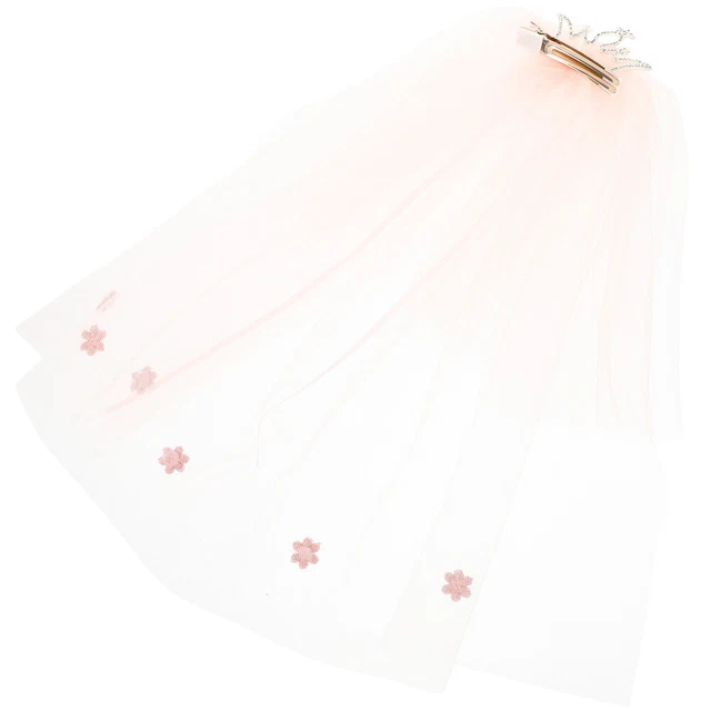 Velo Corona Comunione Pettine Capelli Sposa Ragazza I Fiori
