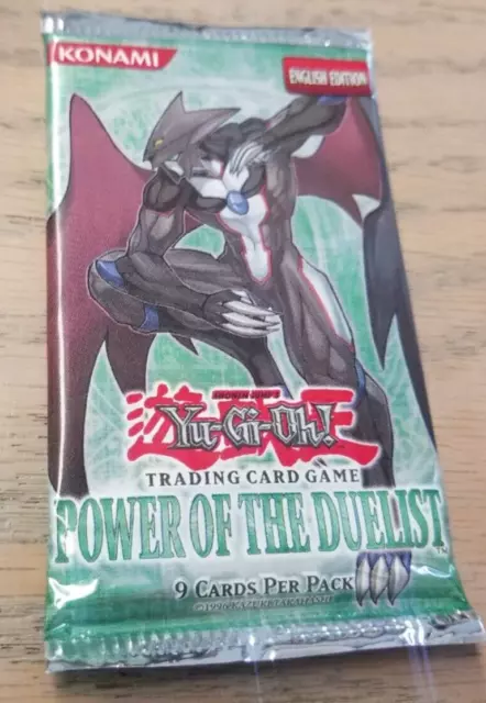 YuGiOh! TCG Power Of the Duelist Booster Pack (UNLIMITED) Factory Sealed