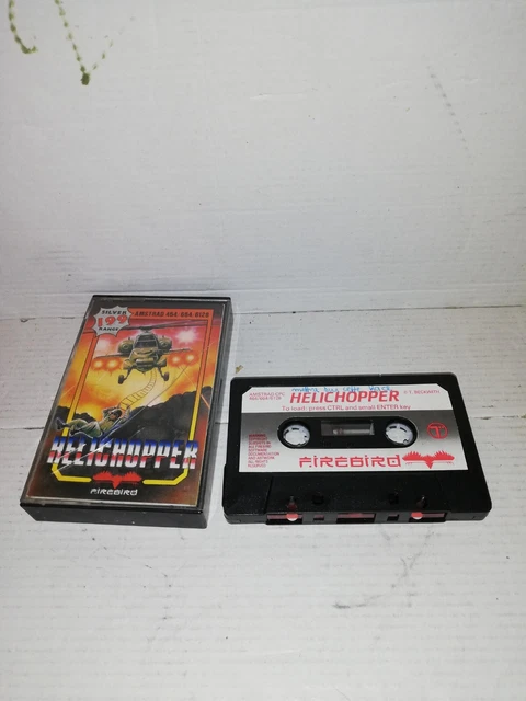 Jeu Cassette Amstrad CPC Vintage Firebird "Silver" 199 - Rétrogaming - Très Bon état Complet