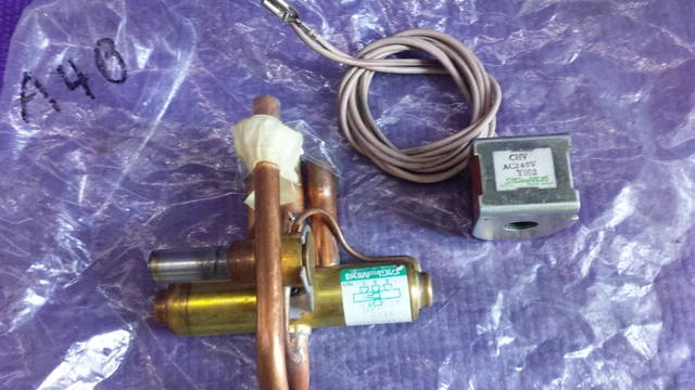 Y052 SAGINOMIYA CHV 4-WAY Reversing Valve & 240V Coil CHV Y052 CHV-0101 9112 ...