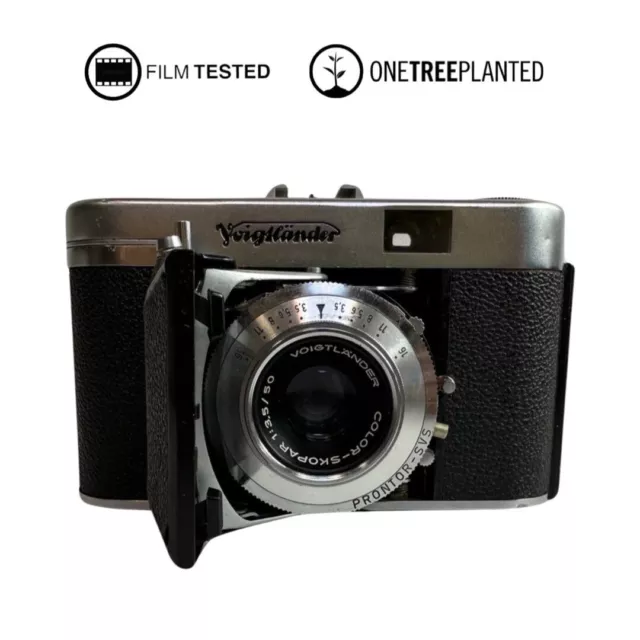 {Film Tested} Voigtlander Vito II a  📸 Folding Bellows 35mm Film Camera 📸 Case