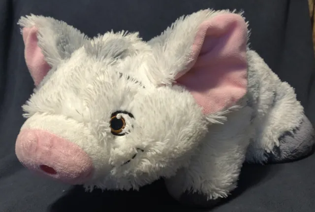 Disney Pillow Pets Moana Pua Pig Plush Stuffed Animal White & Grey