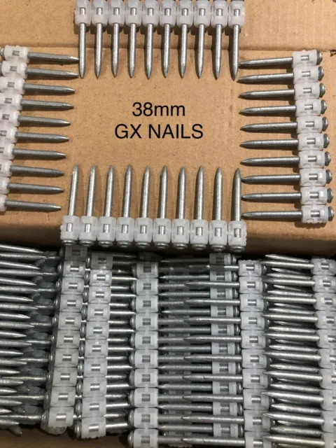 38mm Nails Suitable For Hilti GX100 GX120 GX3 Nail Guns Box of 750 Nails