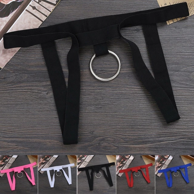 Hommes sans Entrejambe Bikini Suspensoir G-String sous-Vêtement Slip Tongs