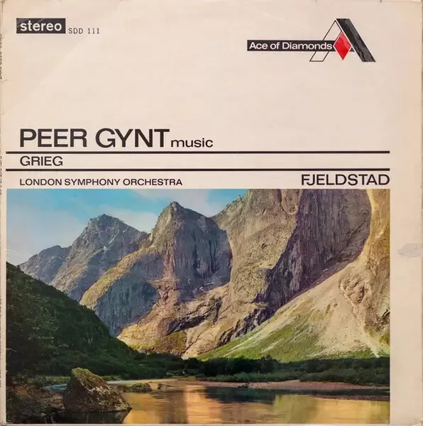 Grieg Peer Gynt Music ace of diamonds Vinyl LP