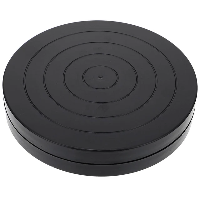 Tocadiscos de arcilla de plástico plato giratorio cojinete de discos de arcilla negra