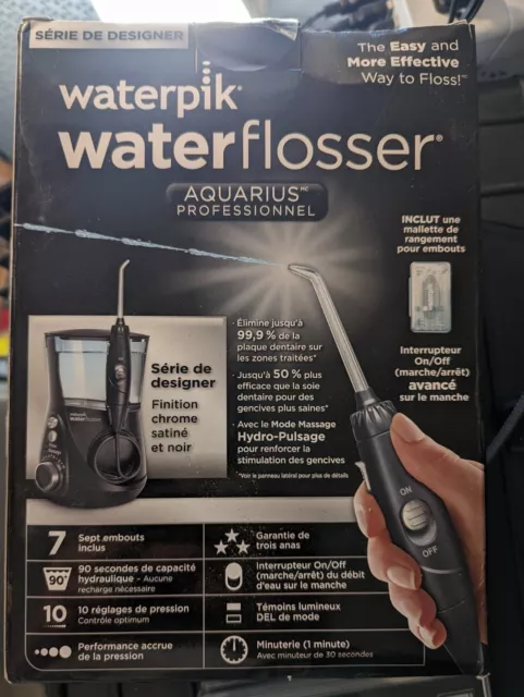 Waterpik Aquarius Professional Water Flosser  WP-672c New In Box Wp-672