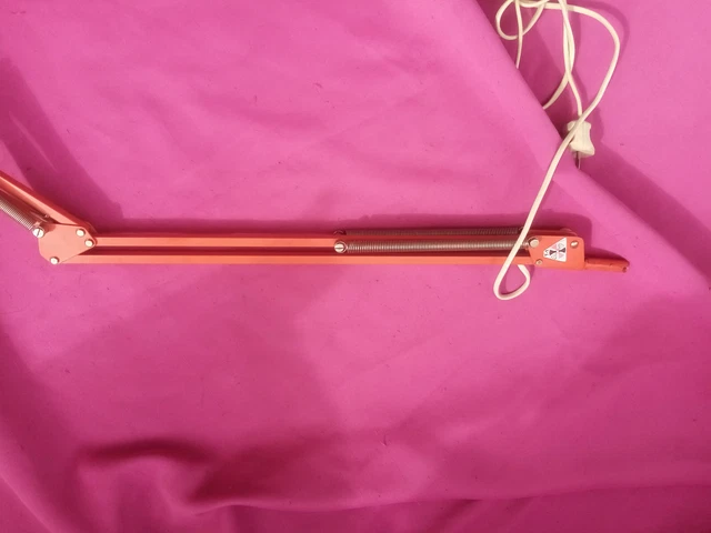TWIST & TWIST T1 LAMPE Architecte BUREAU vintage Articulee orange 1960 Desk Lamp 10