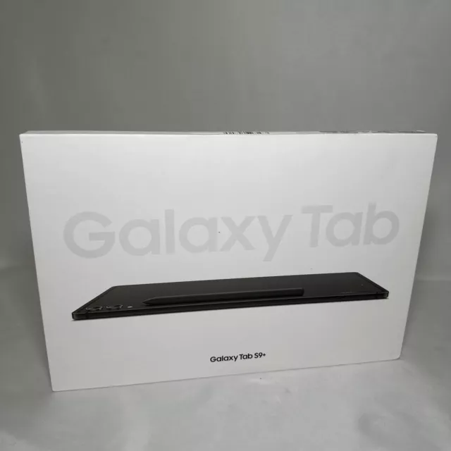 Samsung Galaxy Tab S9 Plus + SM-X810 256GB, Wi-Fi, 12.4" - Graphite, Sealed, New