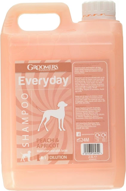 Groomers Peach & Apricot professional Dog Shampoo 2.5L