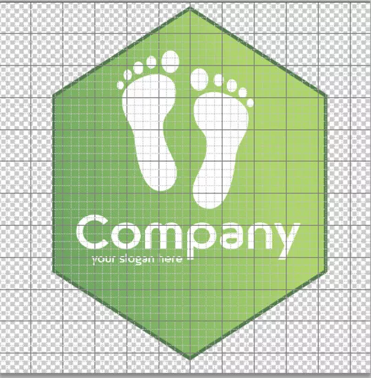 Fertiges Firmenlogo,Template #034 Vektorgrafik, Company Logo, Green, Podologe