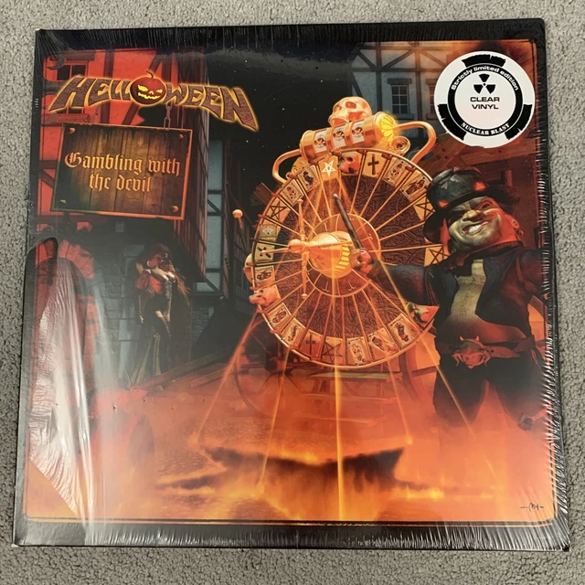 GAMBLING WITH THE Devil Clear Vinyl Helloween Record New Sealed Sleeve ...