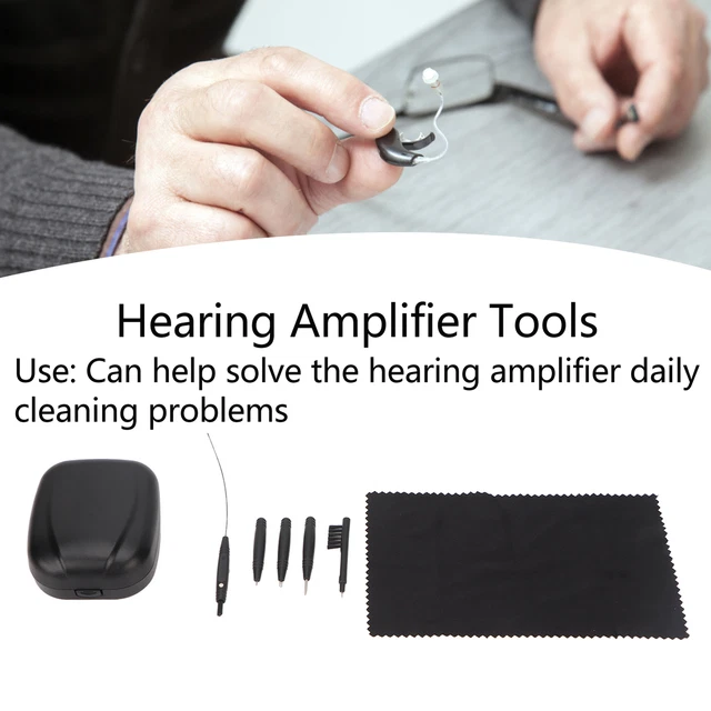 8pc Hearing Amplifier Cleaning Kit Tragbares Hearing Amplifier Cleaning Tool Für