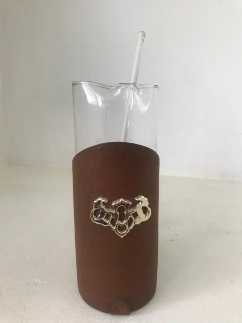 Vintage Bar Pitcher by Bosca with stirrer 1960-1970