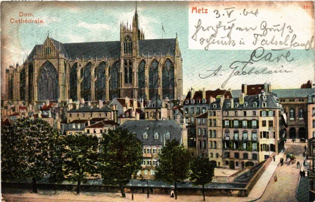 Cpa Ak Metz (455317)