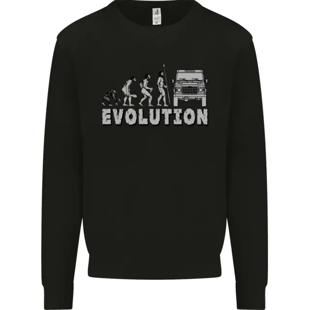 4X4 Evolution Off Road Roading Funny Kids Sweatshirt Jumper