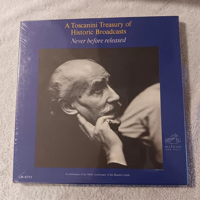 Toscanini Treasure of Historic Broadcasts - New Sealed (5 LP's) RCA LM 6711
