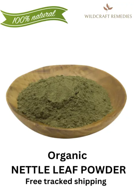 Organic Nettle Leaf Powder Urtica Dioica 100Gm Cough Immunity Anti-Inflammatory