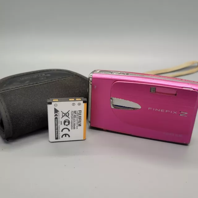 Fujifilm FinePix Z20fd 10.0MP Compact Digital Camera Pink Tested