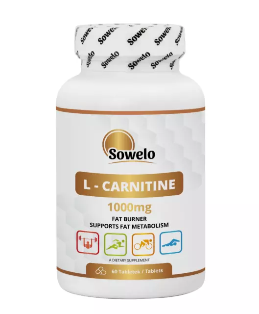 SOWELO L-CARNITINA COMPRESSE 1000mg BRUCIA GRASSI ANTIOSSIDANTE ANTICATABOLICO