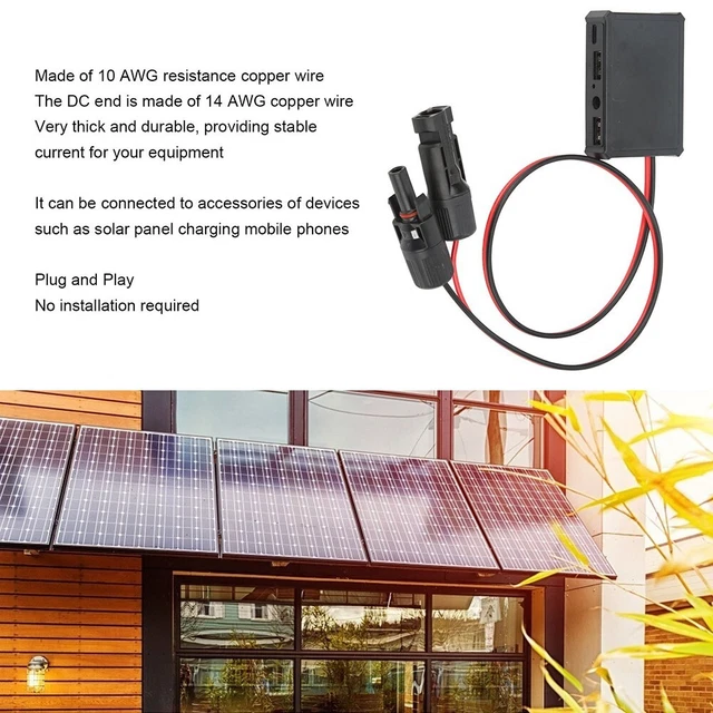 COPPER WIRE SOLAR Panel Power Stabilizer Plug and Play Type C Interface